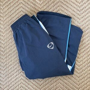 Nike - 90s Y2K Track Pants Capri Athletic Pants - Navy - S